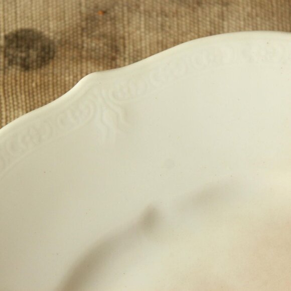 Vintage Antique 1800s 1900s Plate, CT Carl Tielsch Austria Pink and Brown Rose - Picture 5 of 10